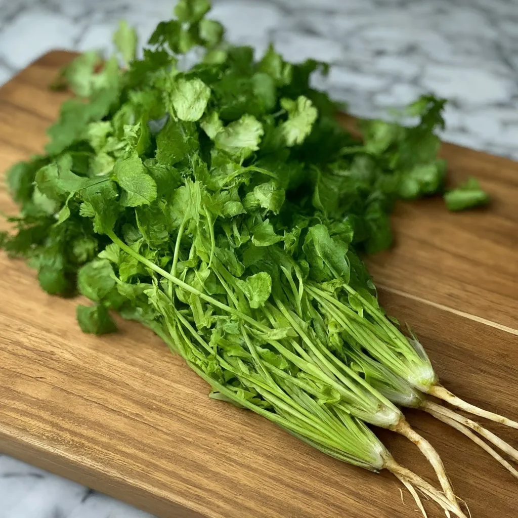 how to cut cilantro
